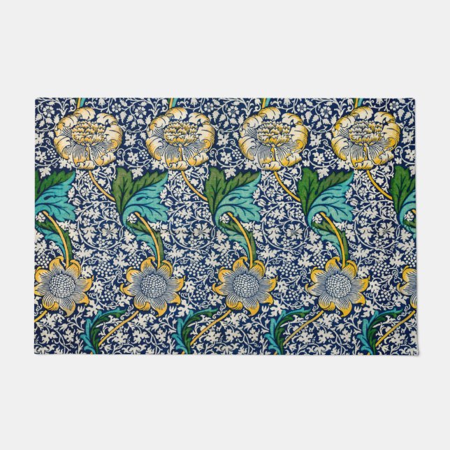 Kennet Pattern (by William Morris) Doormat (Front)