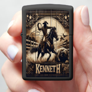 Kenneth Cowboy's Chase. Zippo Lighter
