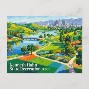Kenneth Hahn State Recreation Area California Postcard
