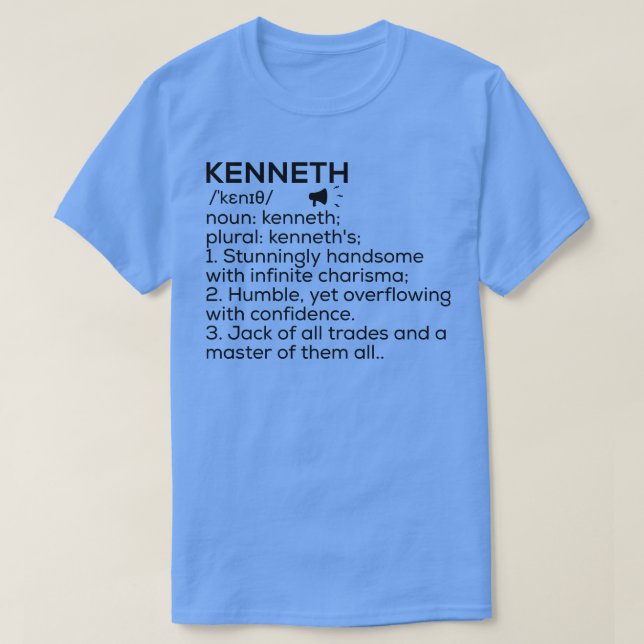 Kenneth Name Definition Kenneth Meaning Kenneth Na T-Shirt (Design Front)
