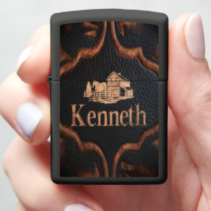 Kenneth's Rustic Barn Scene Zippo Lighter