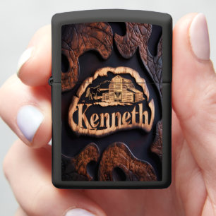Kenneth's Rustic Barn Zippo Lighter