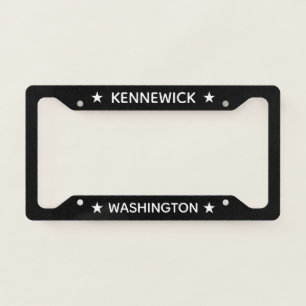 Kennewick Washington Stars License Plate Frame