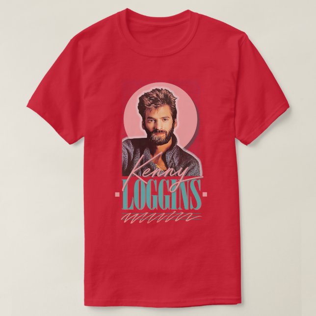 Kenny Loggins 80s Aesthetic Fan Art Design 1 T-Shirt (Design Front)