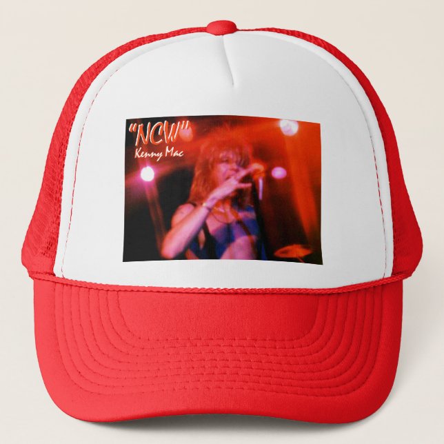 Kenny Mac Live RED Truckers Hat w "NCW" (Front)