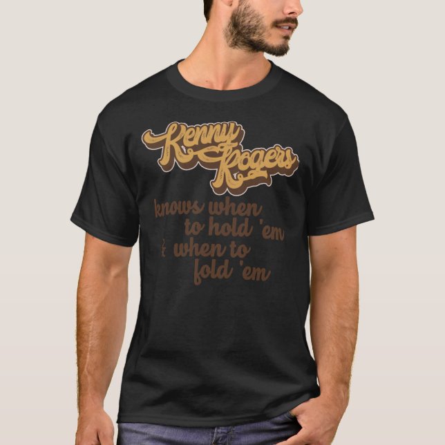 Kenny Rogers The Gambler Classic T-Shirt (Front)