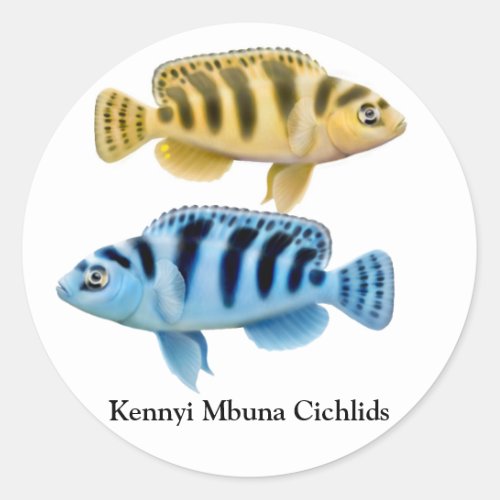 Kennyi African Rift Lake Cichlids Sticker