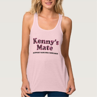 Kenny's Mate Pink Floral Pattern Tank Top