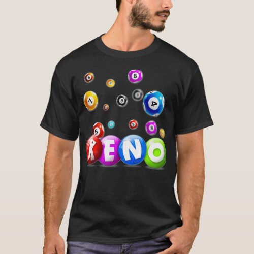 Keno Casino Gamble Game  T_Shirt