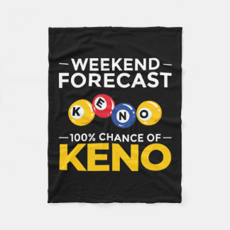 Keno Game Player Slot Machine Numbers Casino Fleece Blanket
