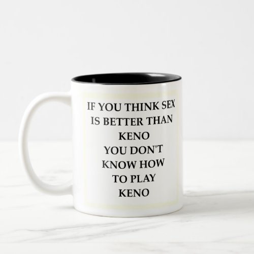 KENO Two_Tone COFFEE MUG