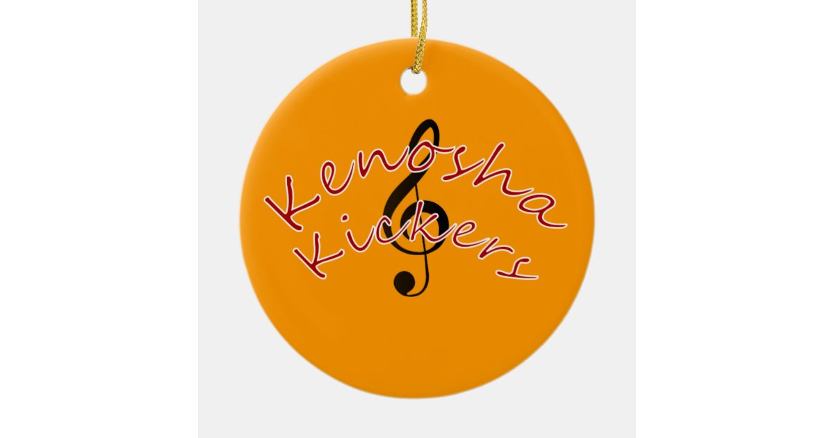 Kenosha Kickers Ceramic Ornament Zazzle