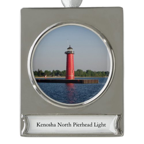 Kenosha North Pierhead banner ornament