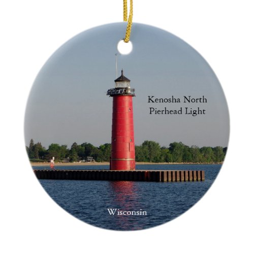 Kenosha North Pierhead Light ornament