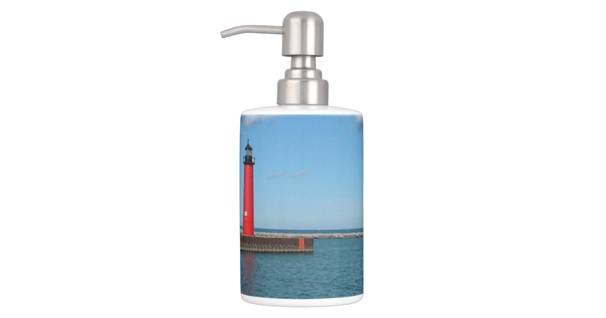 kenosha_wi_lighthouse_lake_michigan_soap_dispenser_and_toothbrush_holder r024dc0fb75c24170b6af0009453a3193_zh5wq_630