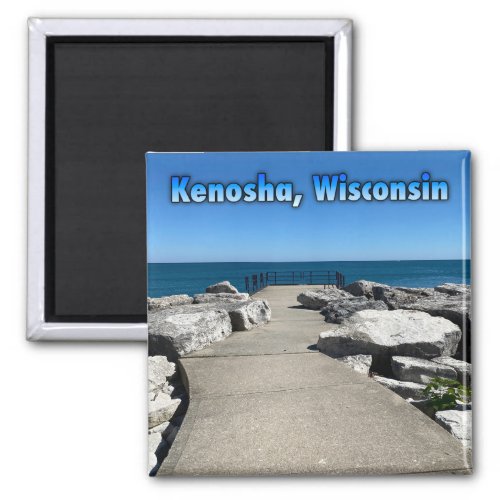 Kenosha Wisconsin on Lake Michigan Magnet