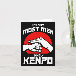 Kenpo Aggressive Self Defense Karate Martial Arts  Card