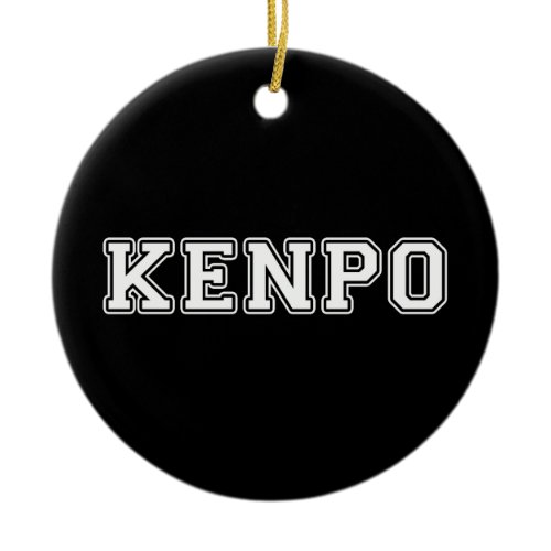 Kenpo Ceramic Ornament