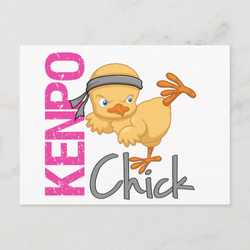 Kenpo Chick Postcard