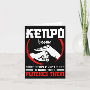 Kenpo Fighter Weapon Kenpo Instructor Karate Marti Card