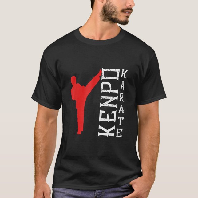 Kenpo Karate Japanese Defense Fighter Martial Arts T-Shirt (Front)