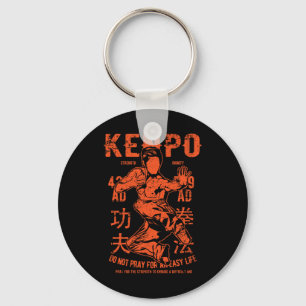 Kenpo Karate Martial Arts Vintage Retro Style Dist Keychain