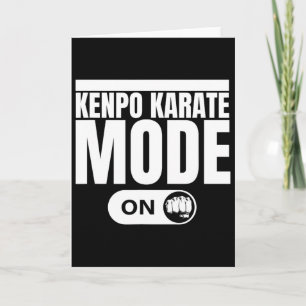 Kenpo Karate Mode On Funny American Kenpo 1  Card