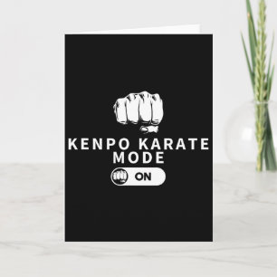 Kenpo Karate Mode On Funny American Kenpo Card