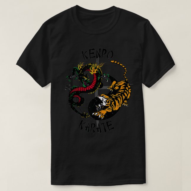 Kenpo Karate SDefense Martial Arts  T-Shirt (Design Front)