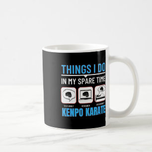 Kenpo Karate Things I Do In My Spare Time American Coffee Mug