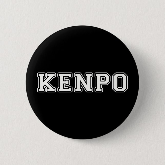 Kenpo Pinback Button (Front)