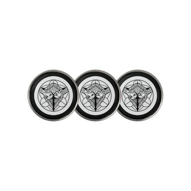 Kenshin Uesugi Golf Ball Marker (3 Up)