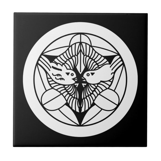 Kenshin Uesugi (H) Ceramic Tile (Front)