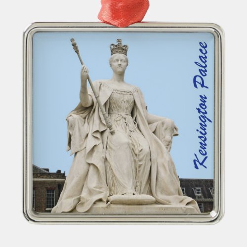 Kensington Palaces Queen Victoria Statue Metal Ornament