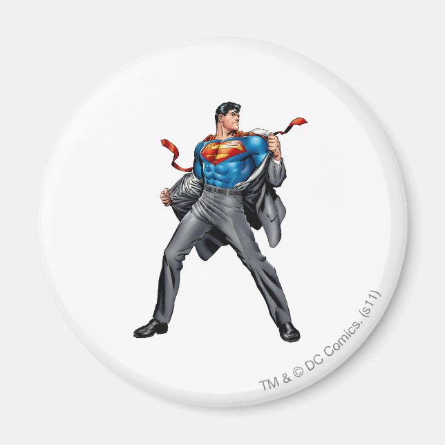 Kent changes into Superman Magnet (Front)