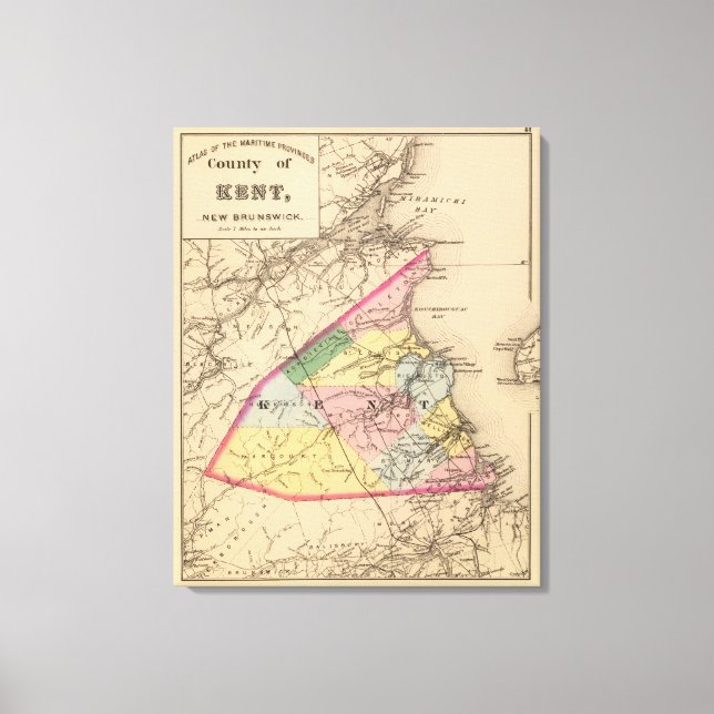 Kent Co, NB Canvas Print (Front)