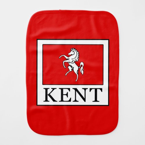 Kent County England Baby Burp Cloth