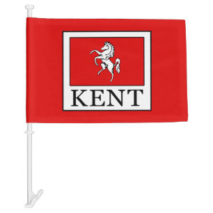 Kent County England Car Flag
