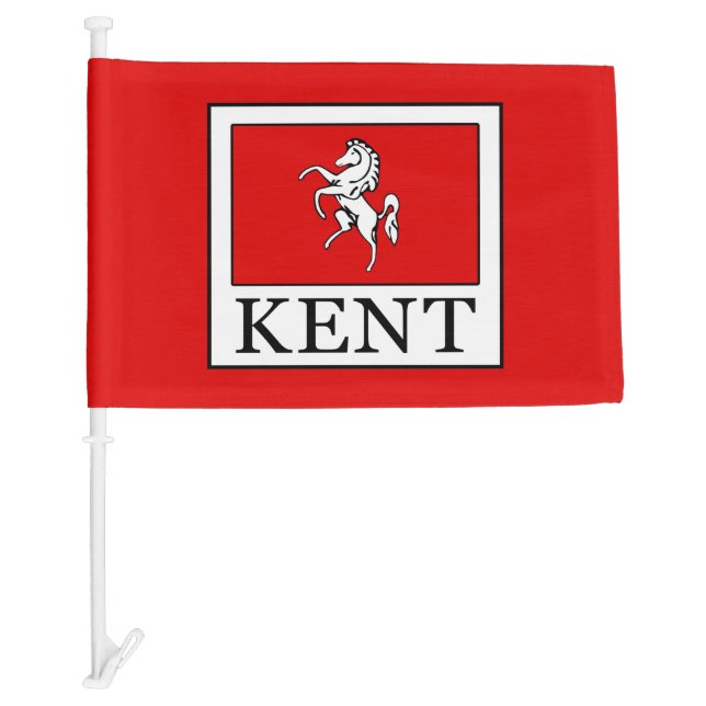 Kent County England Car Flag (Front)