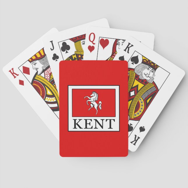 Kent County England Poker Cards (Back)
