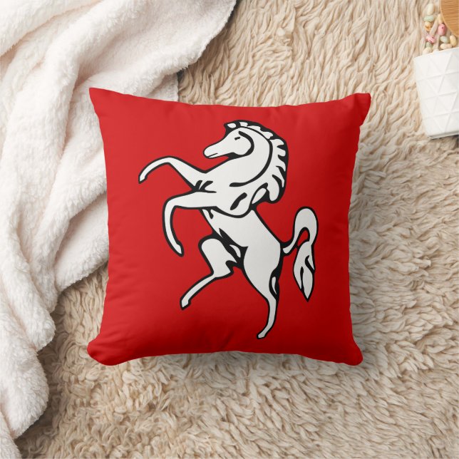 Kent County Flag on American MoJo Pillow (Blanket)
