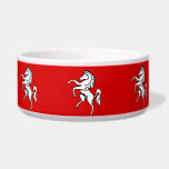 Kent County Flag Pet Bowl<br><div class="desc">Add a charming touch of English heritage to your pet’s mealtime with our exclusive pet bowl featuring the flag of Kent, England! Crafted with meticulous attention to detail, this pet bowl is more than just a feeding accessory—it’s a proud celebration of Kent’s rich history and regional pride. Featuring the iconic...</div>