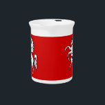 Kent County Flag Pitcher<br><div class="desc">Add a distinguished touch of English heritage to your dining experience with our exclusive pitcher featuring the flag of Kent, England! Crafted with meticulous attention to detail, this pitcher is more than just a serving vessel—it’s a proud celebration of Kent’s rich history and cultural identity. Featuring the iconic white horse...</div>