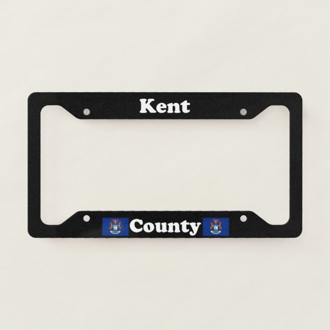 Kent County Michigan LPF License Plate Frame (Front)