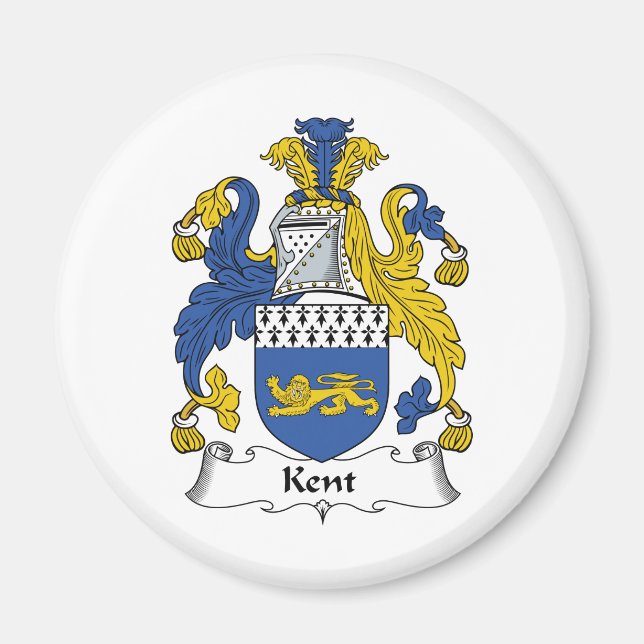 Kent Family Crest Magnet (Front)