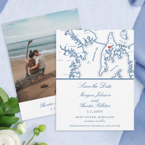 Kent Island Maryland Destination Wedding Save The Date