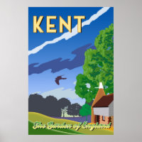 Kent - The Garden of England Poster