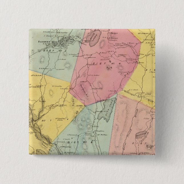 Kent, Town Pinback Button (Front)