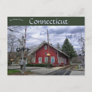 Kent Train Depot Connecticut Postcard