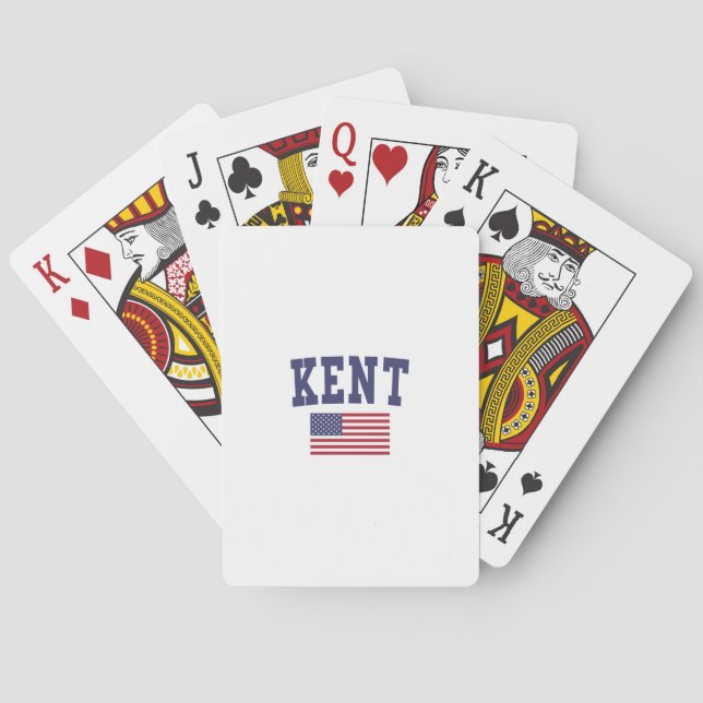 Kent US Flag Poker Cards (Back)